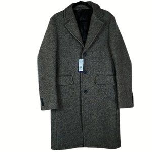 H&M Men's Brown Wool Blend Coat 38R